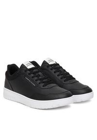 TOMMY HILFIGER - Tommy Hilfiger Sneakersy Basket Core Lite Lth FM0FM05868 Czarny. Kolor: czarny. Materiał: skóra #4