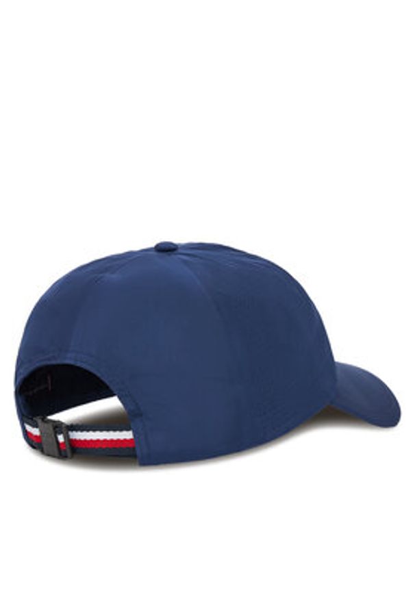 TOMMY HILFIGER - Tommy Hilfiger Czapka z daszkiem Corp Perforated 6 Panel AM0AM13429 Granatowy. Kolor: niebieski. Materiał: materiał, poliester