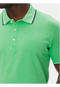 Lindbergh Polo 30-404010 Zielony Relaxed Fit. Typ kołnierza: polo. Kolor: zielony. Materiał: bawełna #4