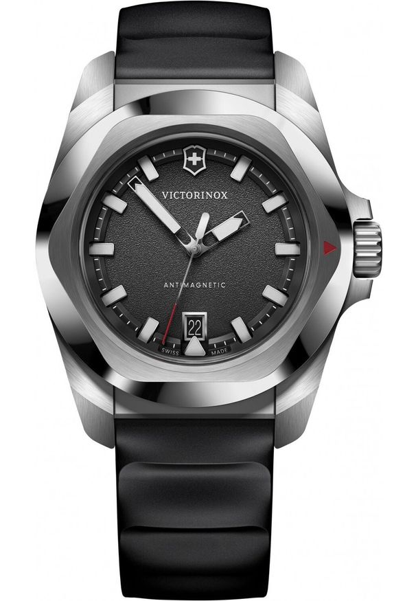 VICTORINOX - Zegarek męski Victorinox 242028 czarny. Kolor: czarny