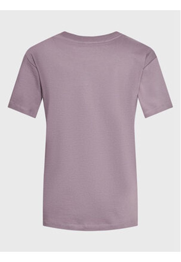 Carhartt WIP T-Shirt Casey I030652 Fioletowy Regular Fit. Kolor: fioletowy. Materiał: bawełna