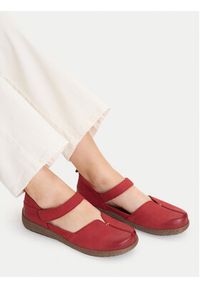 Go Soft Baleriny CEO-WI23-COMFORT-06 Czerwony. Kolor: czerwony. Materiał: nubuk, skóra #6