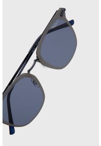 Pepe Jeans Okulary przeciwsłoneczne Miquell męskie. Kolor: niebieski