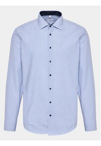 Seidensticker Koszula 01.653720 Niebieski Regular Fit. Kolor: niebieski. Materiał: bawełna #2