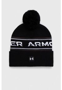 Under Armour czapka kolor czarny z cienkiej dzianiny. Kolor: czarny. Materiał: dzianina #1