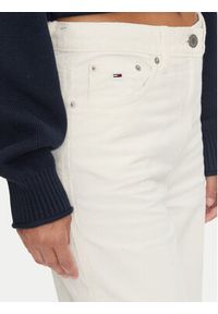 Tommy Jeans Spodnie materiałowe Claire DW0DW19917 Écru Loose Fit. Materiał: bawełna #4