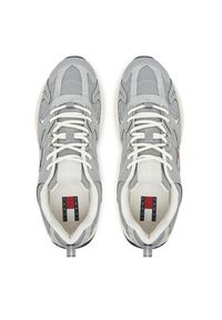 Tommy Jeans Sneakersy Tjm Runner EM0EM01581 Szary. Kolor: szary. Materiał: skóra #4