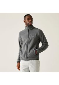Polar turystyczny męski Hadfield Regatta z suwakiem. Kolor: szary. Materiał: polar. Sport: turystyka piesza #1