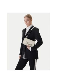 Karl Lagerfeld - Torebka KARL LAGERFELD. Kolor: biały #1