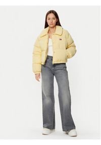 Tommy Jeans Kurtka puchowa DW0DW20390 Beżowy Regular Fit. Kolor: beżowy. Materiał: syntetyk #2