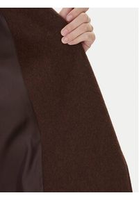 Weekend Max Mara Płaszcz wełniany Tempera 2525016082 Brązowy Regular Fit. Kolor: brązowy. Materiał: wełna #5