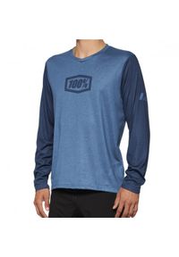 Bluza rowerowa męska 100% Airmatic Long Sleeve Jersey. Kolor: niebieski. Materiał: jersey. Długość rękawa: długi rękaw