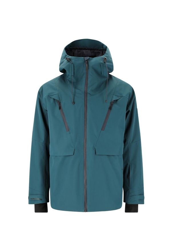 Kurtka narciarska Whistler Palmdale 10000. Kolor: wielokolorowy, niebieski, zielony. Sezon: zima. Sport: narciarstwo