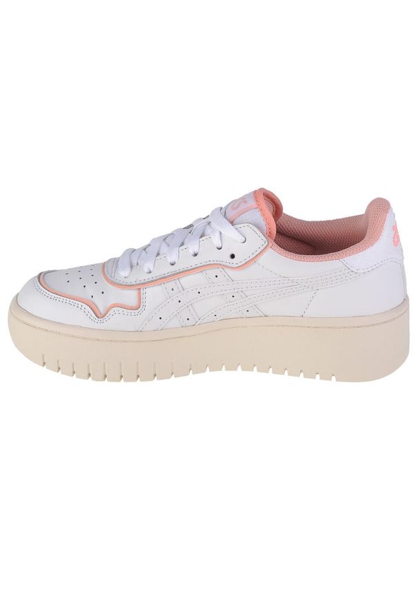 Asics - Buty sportowe Sneakersy damskie, ASICS Japan S PF. Kolor: biały, wielokolorowy, różowy. Sport: turystyka piesza