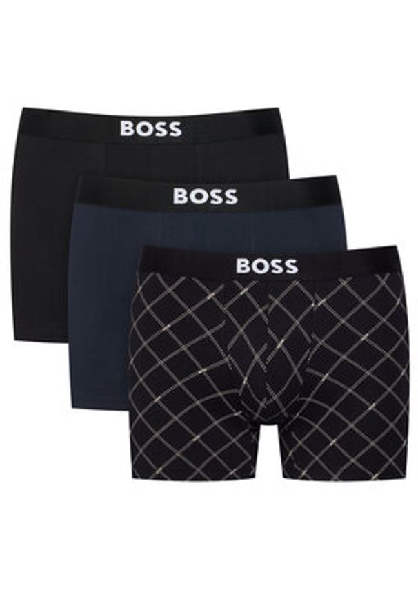 BOSS Komplet bokserek 50549856 Czarny. Kolor: czarny. Materiał: bawełna