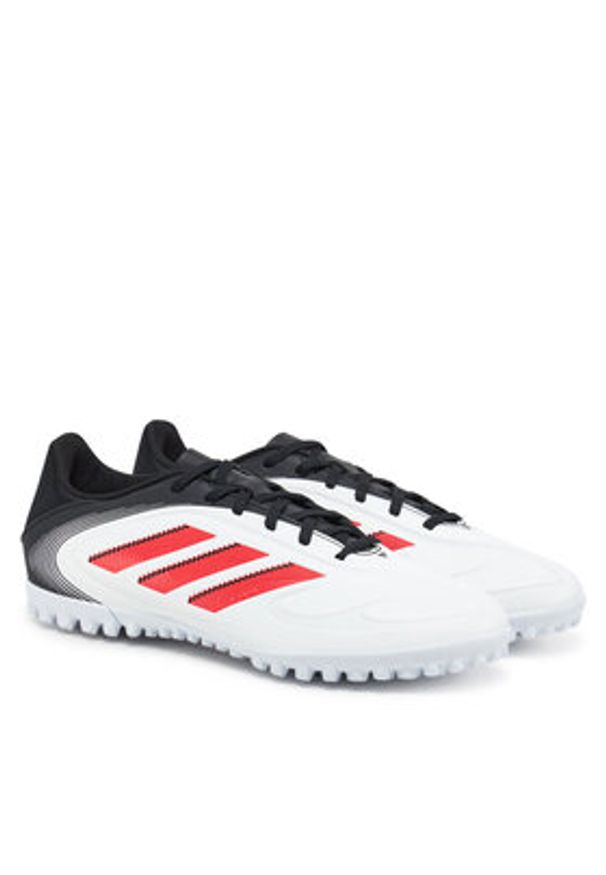 Adidas - adidas Buty do piłki nożnej Copa Pure 3 Club Turf IE1168 Biały. Kolor: biały. Materiał: skóra