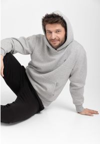 Volcano - Bluza kangurka B-CARO. Okazja: na co dzień. Typ kołnierza: kaptur. Materiał: poliester, bawełna, materiał. Wzór: aplikacja, gładki. Styl: casual #1