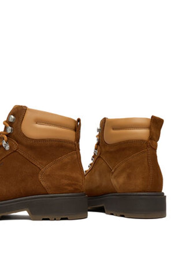 GANT - Gant Trapery 31543079 Brązowy. Kolor: brązowy. Materiał: skóra, zamsz