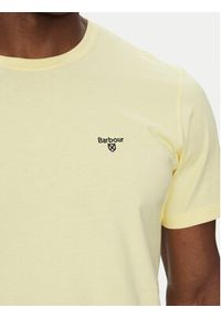 Barbour T-Shirt Essential Sports MTS0331YE36 Żółty Tailored Fit. Kolor: żółty. Materiał: bawełna #5