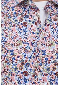 TOMMY HILFIGER - Tommy Hilfiger koszula bawełniana męska slim z kołnierzykiem włoskim. Typ kołnierza: kołnierzyk włoski. Materiał: bawełna #5