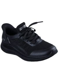 skechers - Adidasy Skechers Bobs Geo Lite - Divine Pace, Kobiety. Kolor: czarny. Model: Skechers Sport. Sport: turystyka piesza