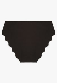 Born2be - Czarne Bezszwowe Majtki Figi Silurisse. Stan: podwyższony. Kolekcja: plus size. Kolor: czarny