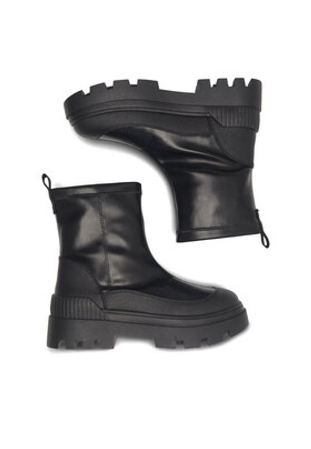 Jenny Fairy Botki ELI SK23955 Czarny. Kolor: czarny. Materiał: syntetyk