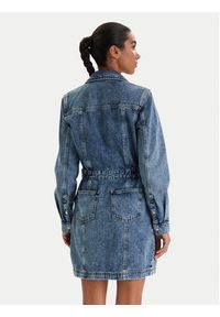 Karl Lagerfeld Jeans Sukienka jeansowa B1W13036 Niebieski Regular Fit. Kolor: niebieski. Materiał: bawełna #5