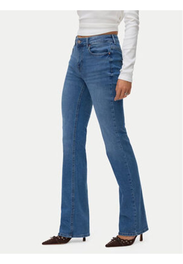 Vero Moda Jeansy Flash 10342007 Niebieski Flared Fit. Kolor: niebieski