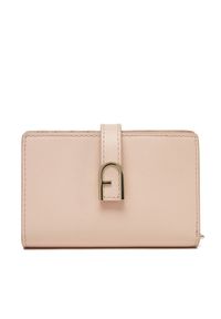Furla Duży Portfel Damski Flow S Compact Wallet WP00401 BX2045 0496S Różowy. Kolor: różowy. Materiał: skóra