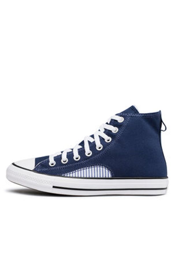 Converse Trampki Chuck Taylor All Star Hickory Stripe A00480C Granatowy. Kolor: niebieski. Materiał: materiał