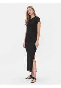 JDY Sukienka codzienna Ava 15321069 Czarny Regular Fit. Okazja: na co dzień. Kolor: czarny. Materiał: bawełna. Typ sukienki: proste. Styl: casual