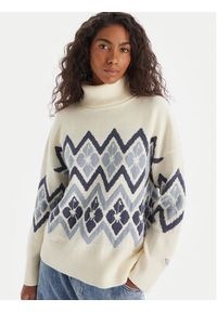 Roxy Golf Saltwater Lover ERJSW03673 Écru Regular Fit. Typ kołnierza: golf. Materiał: wiskoza #3
