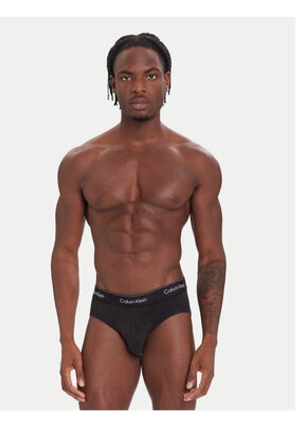 Calvin Klein Underwear Komplet 3 par slipów LV00NB4563 Kolorowy. Materiał: bawełna. Wzór: kolorowy