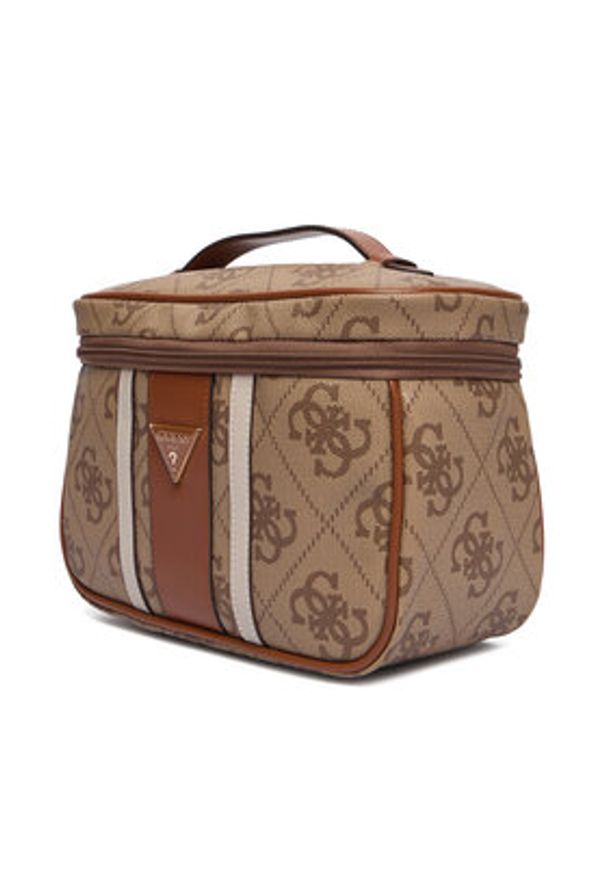 Guess Kosmetyczka TWSO78 38039 Beżowy. Kolor: beżowy. Materiał: skóra