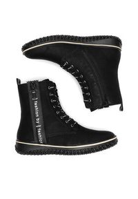 Rieker Trzewiki Z4218-00 Czarny. Kolor: czarny. Materiał: skóra #5