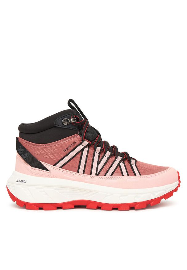Trekkingi Jack Wolfskin. Kolor: różowy. Sport: turystyka piesza