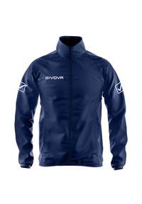 Kurtka Sportowa Givova Basico 3XL - Lekka i Wodoodporna. Kolor: niebieski. Materiał: nylon. Sezon: zima. Sport: bieganie, piłka nożna #1