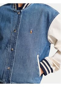 Polo Ralph Lauren Kurtka jeansowa 211934935001 Niebieski Relaxed Fit. Typ kołnierza: polo. Kolor: niebieski. Materiał: bawełna #5