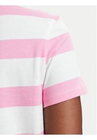 Tommy Jeans T-Shirt Flag DW0DW23801 Różowy jasny Regular Fit. Kolor: różowy. Materiał: bawełna #2