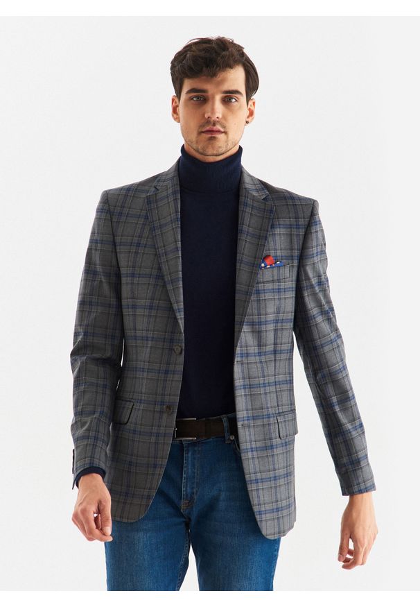 Pako Lorente - PAKO LORENTE – Marynarka garniturowa P22WP-3G-033-S-S. Materiał: wełna