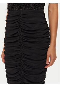 Rinascimento Sukienka koktajlowa CFC0121268003 Czarny Slim Fit. Kolor: czarny. Materiał: syntetyk. Styl: wizytowy #3