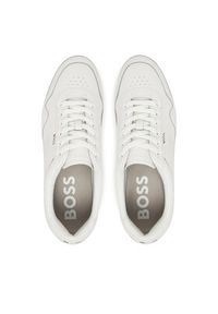 BOSS Sneakersy Titanium Sl 50542099 Biały. Kolor: biały. Materiał: skóra