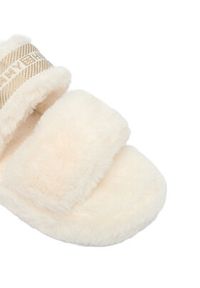 TOMMY HILFIGER - Tommy Hilfiger Kapcie Hilfiger Fur Slipper FW0FW08854 Biały. Kolor: biały. Materiał: materiał #5