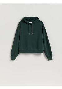 Reserved - Bluza z modalem - morski. Kolor: morski. Materiał: dzianina #1