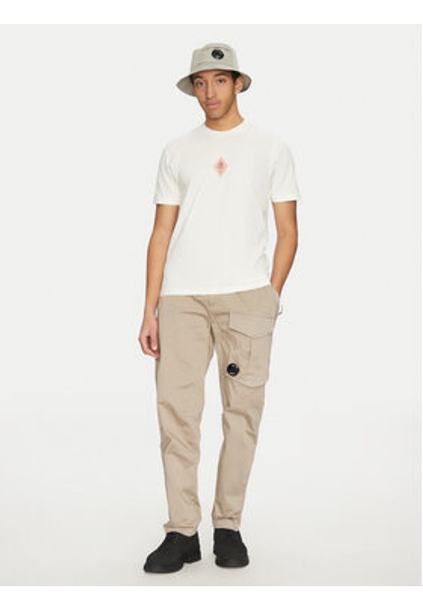 C.P. Company T-Shirt 18CMTS144A006586W Biały Regular Fit. Kolor: biały. Materiał: bawełna