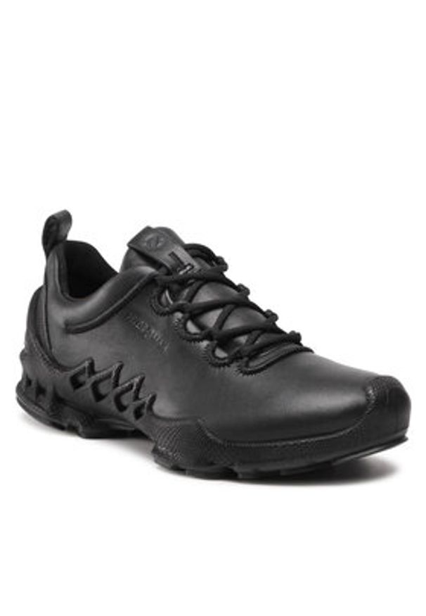 ecco - ECCO Sneakersy Biom Aex W 80283301001 Czarny. Kolor: czarny. Materiał: skóra