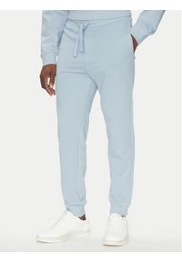 Hugo - HUGO Spodnie dresowe Dayote232 50489617 Błękitny Regular Fit. Kolor: niebieski. Materiał: bawełna