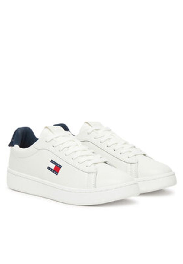 Tommy Jeans Sneakersy Archive' 98 EN0EN02815 Biały. Kolor: biały. Materiał: skóra