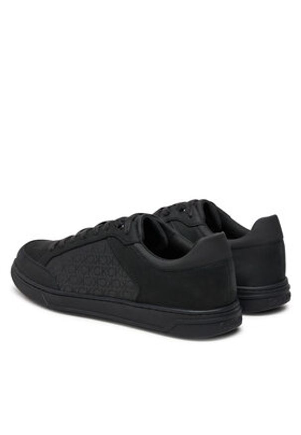 Calvin Klein Sneakersy HM0HM01663 Czarny. Kolor: czarny. Materiał: skóra